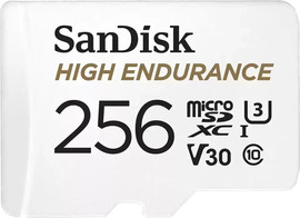 SanDisk כרטיס זיכרון Sandisk High Endurance 256GB Micro SDXC SDSQQNR-256G-GN6IA