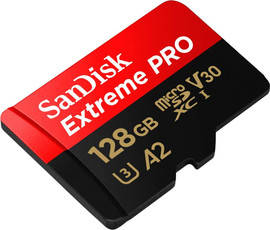 SanDisk כרטיס זיכרון Sandisk Extreme Pro 128GB Micro SD UHS 200Mb/s SDSQXCD-128G-GN6MA