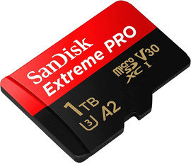 SanDisk כרטיס זיכרון Sandisk Extreme Pro 1TB Micro SD UHS 200Mb/s SDSQXCD-1T00-GN6MA