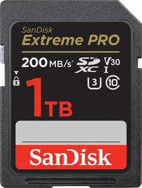 SanDisk כרטיס זיכרון Sandisk Extreme Pro 1T 200Mb/s SDSDXXD-1T00-ANCIN