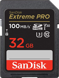 SanDisk כרטיס זיכרון Sandisk Extreme Pro 32GB SDHC 100Mb/s SDSDXXO-032G-GN4IN
