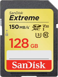 SanDisk כרטיס זיכרון Sandisk Extreme 128GB SDSDXVA-128G-GNCIN