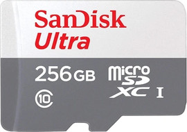 NINTENDO כרטיס זיכרון SanDisk Ultra Android microSDHC 256GB SDSQUNR-256G-GN3MN בצבע ירוק