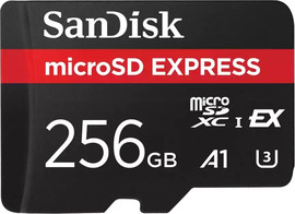 SanDisk כרטיס זיכרון Sandisk microSD Express 256GB 880MB/s microSDXC SDSQXFN-256G-GN4NN