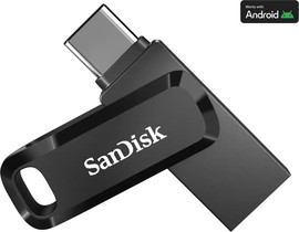SanDisk זיכרון נייד Sandisk Ultra Dual Drive Go 128GB 100MB/s SDDDC6-128G-G46