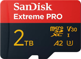 SanDisk כרטיס זיכרון Sandisk Extreme Pro 2T 250Mb/s SDSQXCD-2T00-GN6MA