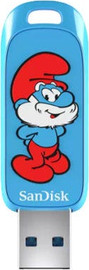 SanDisk זיכרון נייד Sandisk Smurfs USB 128GB SDCZIS-128G-G46