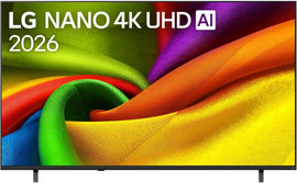 LG טלוויזיה חכמה LG 75" 4K Smart Nano 75NU850B6LA webOS26