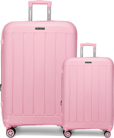Camel Mountain Camel Mountain® Infinity Set Of Two 28 Inch and 20 Inch סט מזוודות - ורוד קוורץ
