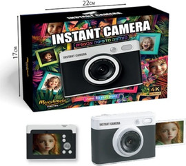MARSHMELO מצלמה מדפיסה צבעונית instant camera מבית המותג Marshmelo שחור