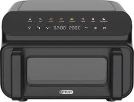 TRUST גריל ואייר פרייר דיגיטלי TRUST – עוצמת בישול של 2000W ונפח ענק 10L