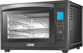 TRUST טוסטר אובן דיגיטלי TRUST 60L – דגם 210-04070 בגימור שחור יוקרתי