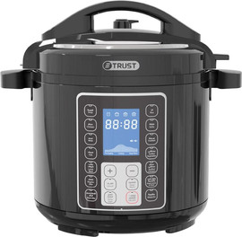 TRUST סיר לחץ חשמלי חכם SmartCook Pro 12L מבית TRUST – נפח אדיר 12 ליטר ועוצמת 1600W