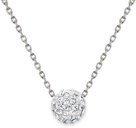 קריסטל SWAROVSKI שרשרת כדור משובצת קריסטלים