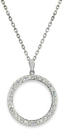 SWAROVSKI שרשרת עיגול משובצת אבני קריסטל