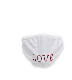 קריסטל SWAROVSKI מגן פנים - LOVE