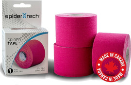 SpiderTech ספיידרטק-קינזיו טייפ רציף - ורוד