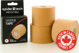 SpiderTech טייפ קינזיולוגי חתוך - בז'