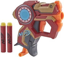 NERF מיני אקדח נרף עם שני חיצים - אירון מן