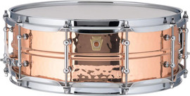 Ludwig תוף סנר "5 "14 LC660KT Hammered Copper Phonic w/Tube Lugs