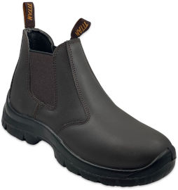 Titan מגפי עור צ'לסי 37-47 TITAN חום כהה CHELSEA NST OB BROWN