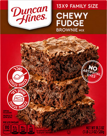 Teimim Duncan Hines Brownie Chewy Fudge תערובת להכנת עוגה