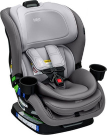 Britax כיסא בטיחות צר פופלר קליק טייט Poplar ClickTight עם בד SafeWash ללא כימיכלים - אפור Glacier Graphite