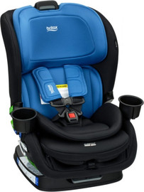Britax כיסא בטיחות צר פופלר קליק טייט Poplar ClickTight עם בד SafeWash ללא כימיכלים - שחור/כחול Cobalt Onyx