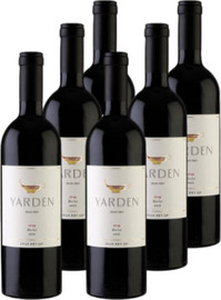 GOLAN HEIGHTS WINERY ארגז שישייה ירדן מרלו