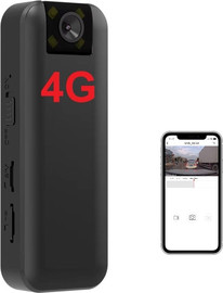 Gti מצלמת גוף אלחוטית סלולארית סמויה 4G עם שידור מרחוק בזמן אמת FULL HD 1080P