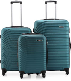 Swiss Voyager סט מזוודות קשיחות פיקוק  20/24/28  אינטש TORRINO  SWISS
