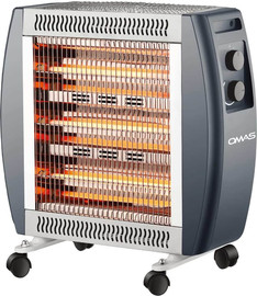 OMAS תנור חימום קוורץ 2000W ‏Omas אומאס OM2902