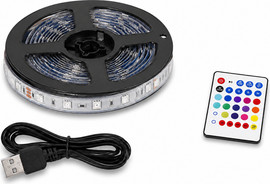 Alpinit פס לד RGB באורך 5 מטר עם שלט