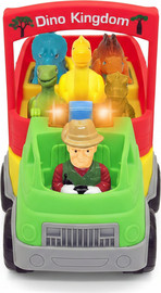 KIDDIELAND משאית דינוזאורים עם אורות – Dino Kingdom
