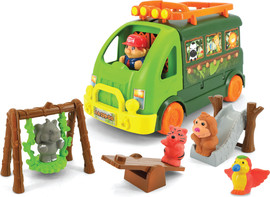 KIDDIELAND רכב ספארי ממלכת החיות 2 ב-1