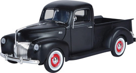 MotorMax דגם פורד Black 1940 Ford Pickup בקנה מידה 1:18 – דגם אספנות איכותי מוטורמקס| Motormax