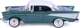 MotorMax מוטורמקס דגם שברולט בל אייר 1:24 – דגם אספנות איכותי  Chevrolet Bel Air 1957 | Motormax