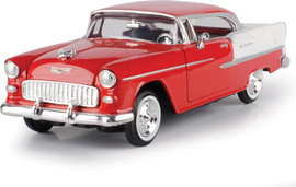 MotorMax מוטורמקס דגם שברולט בל אייר 1:24 – דגם אספנות איכותי  Chevrolet Bel Air 1955 | Motormax
