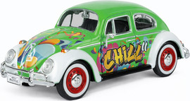 MotorMax מוטורמקס פולקסווגן חיפושית 1966 Beetle Graffiti Motormax Volkswagen  בקנה מידה 1:24