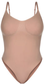 Bunny Tummy בגד גוף מחטב צבע ניוד כהה