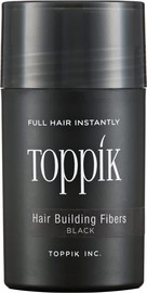 Toppik טופיק סיבי שיער למילוי שיער דליל 12 גרם גוון שחור/BLACK