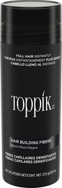 Toppik סיבי שיער למילוי שיער דליל באריזה חסכונית - שחור