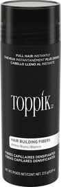 Toppik סיבי שיער למילוי שיער דליל באריזה חסכונית - לבן