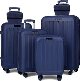 Camel Mountain סט שישה פריטים Camel Mountain® Infinity – מזוודות בגדלים 14", 14", 20", 24", 28" ו־32" - כחול כהה