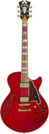 D'angelico גיטרה 1/4 נפח EXCEL SS stop-bar tailpiece CHERRY