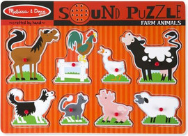 melissa and doug פאזל צלילים חיות חווה מבית מליסה ודאג Melissa &amp; Doug
