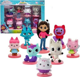 Gabby's Dollhouse בית הבובות של גבי - 8 דמוית קטנות - Gabby's Dollhouse