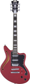 D'angelico גיטרה חשמלית + נרתיק Premier BEDFORD SH OXBLOOD