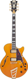 D'angelico גיטרה רבע נפח EXCEL SS stop-bar tailpiece VINTAGE NATURAL
