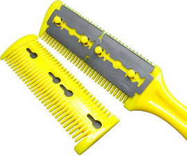 BarberPRO מסרק דילול עם מקום ל 2 סכינים BP2971